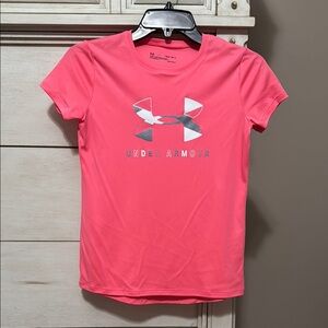 Under Armour Pink T-Shirt, girls large